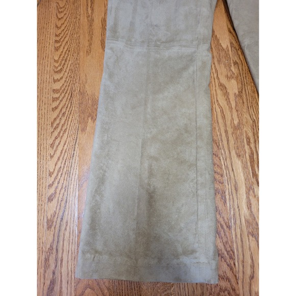 Liz Claiborne Michaela Faux Suade Trousers Wide Leg pants Womens 12 - Picture 2 of 13
